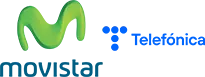 telefonica and movistar logos